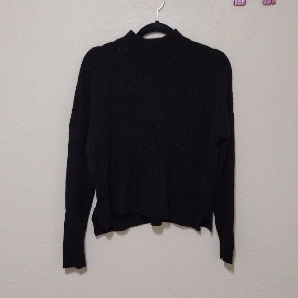 Madewell Black Crew Neck Sweater